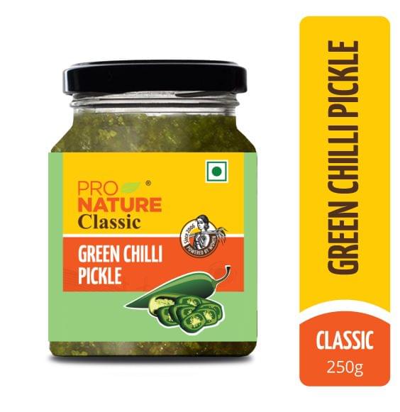 PRO NATURAL ORGANIC GREEN CHILLI PICKLE