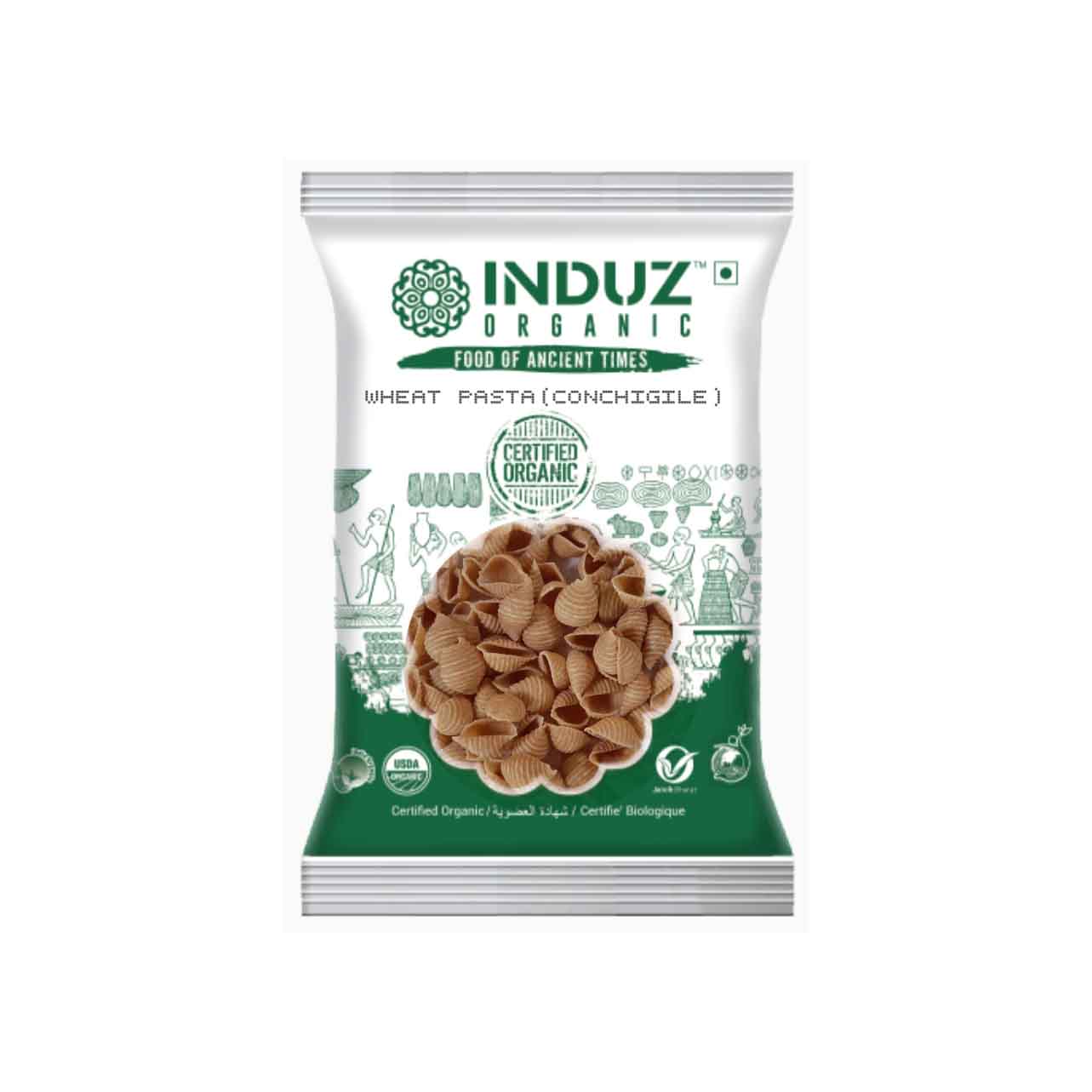 Induz Organic Wheat Pasta - Conchigile