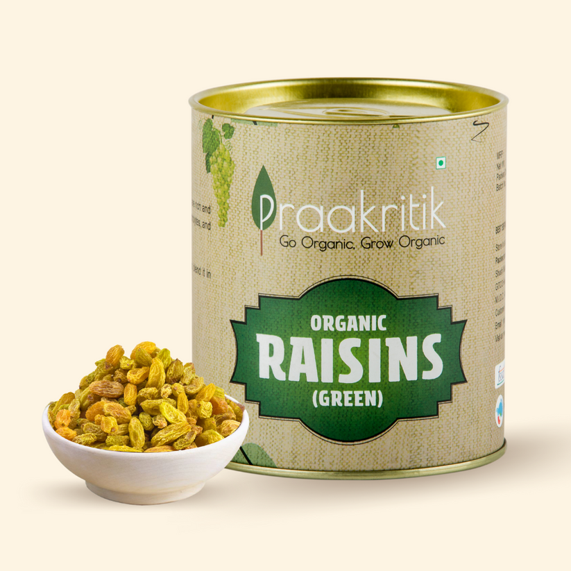 Praakritik Organic Green Raisins