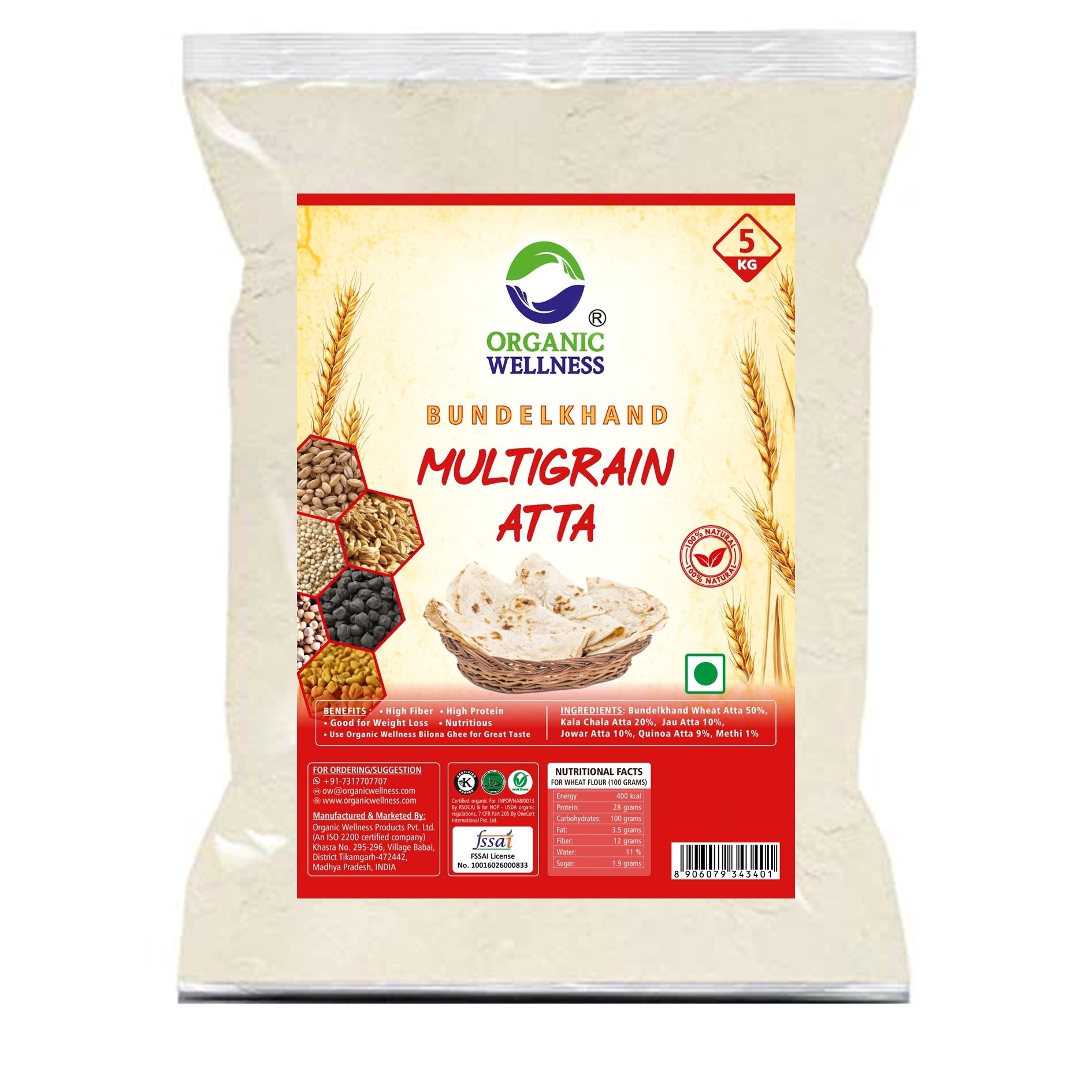 OW Multigrain Atta 5kg