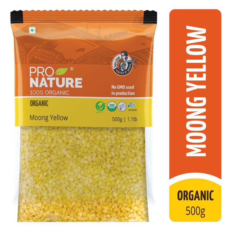 PRO NATURAL ORGANIC MOONG  YELLOW