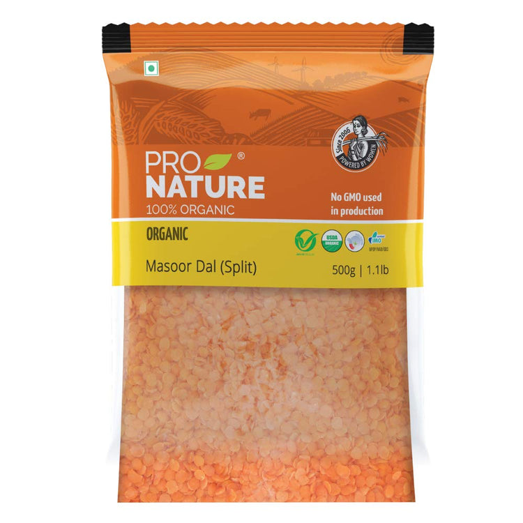 PRO NATURAL ORGANIC MASOOR DAL ( SPLIT )