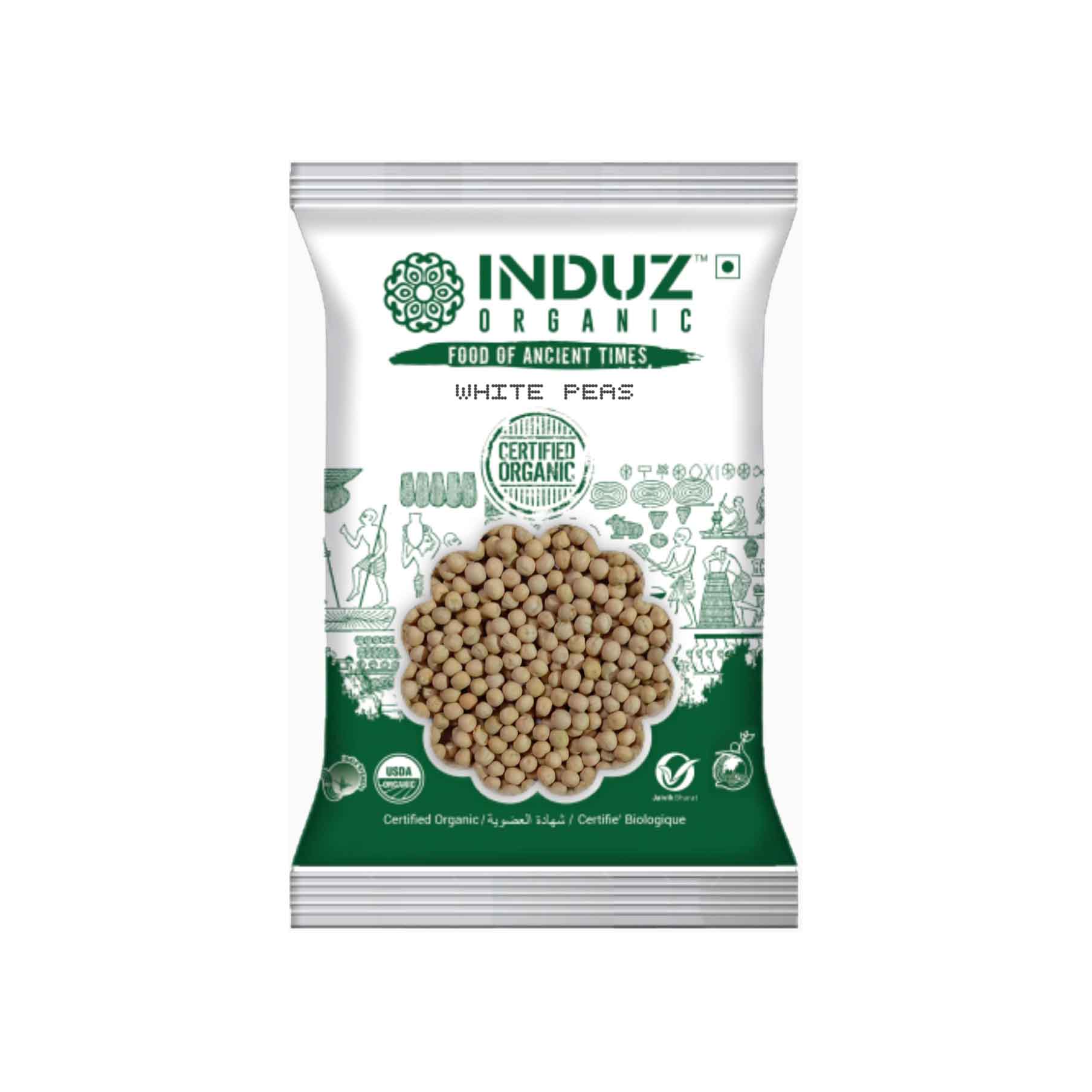 Induz Organic White Peas
