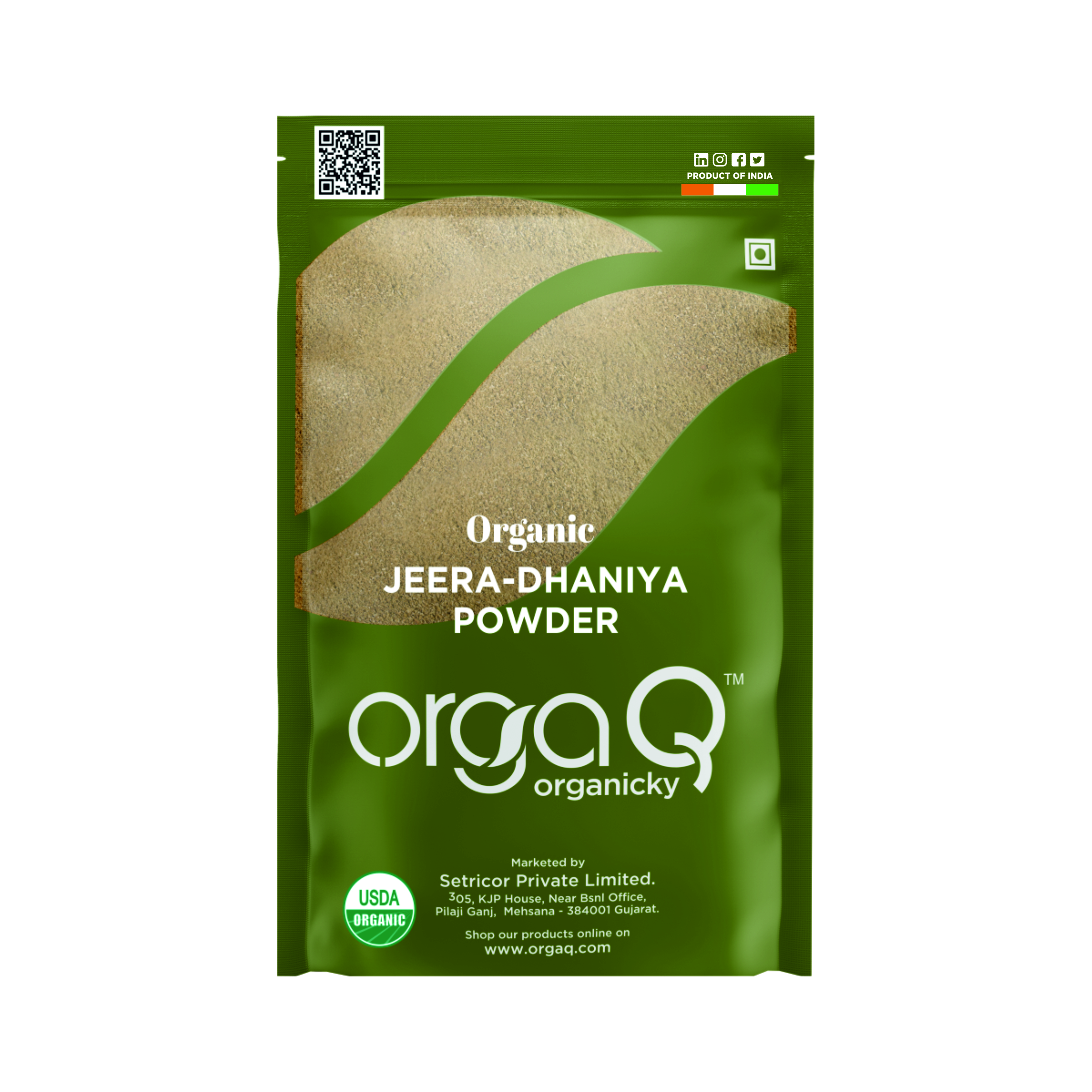 Orgaq Organic Jeera-Dhania Powder