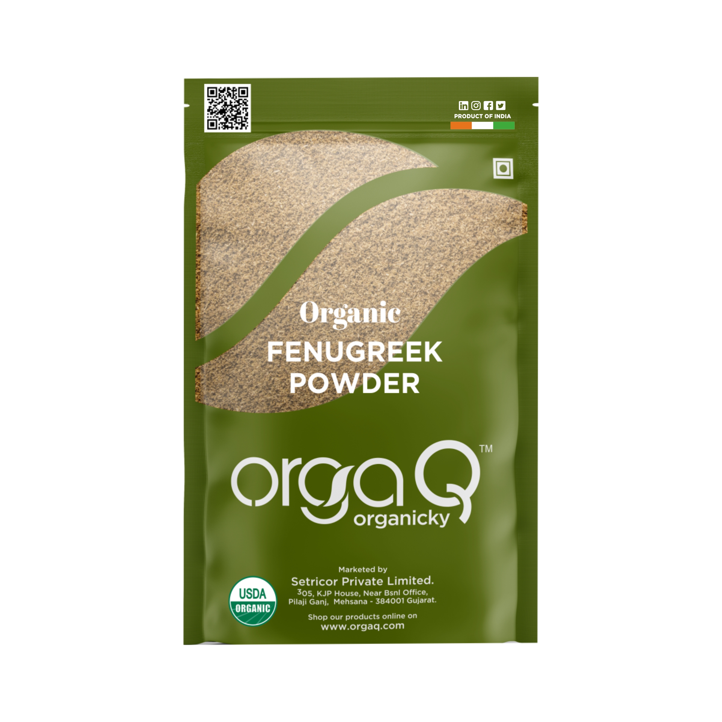 Orgaq Organic Fenugreek Powder