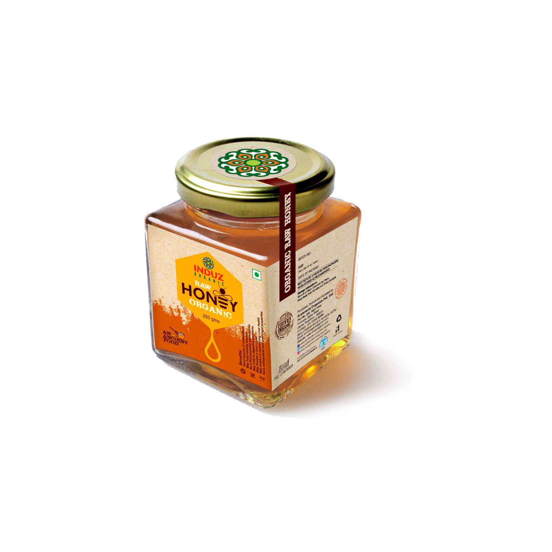 Induz Organic Saffron Honey