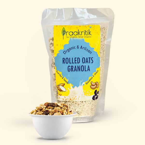 Praakritik Organic Rolled Oats Granola