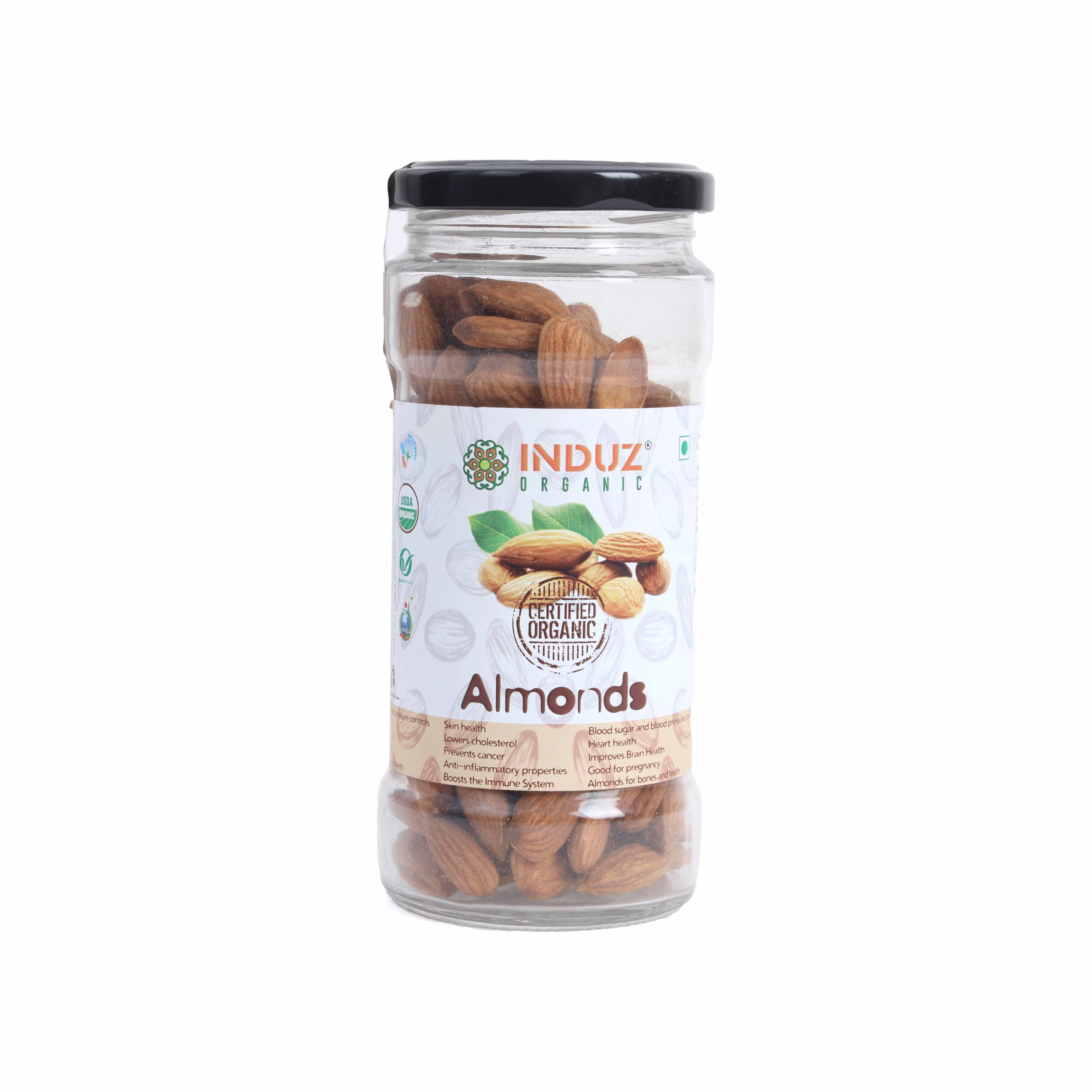 Induz Organic Almonds